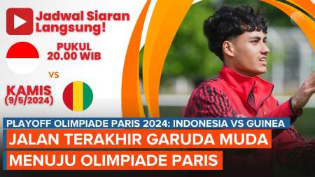 Jadwal Timnas U23 Indonesia Vs Guinea, Kamis Pukul 20.00 WIB