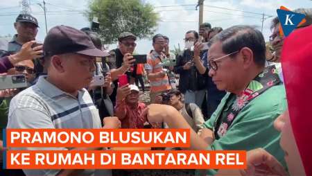 Momen Warga Bantaran Rel Mengadu Tak Pernah Digubris Gubernur DKI