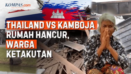 Penampakan Kerusakan akibat Bentrokan Thailand Vs Kamboja