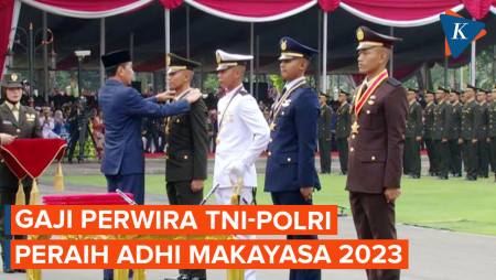 Gaji Perwira TNI-Polri Peraih Adhi Makayasa 2023