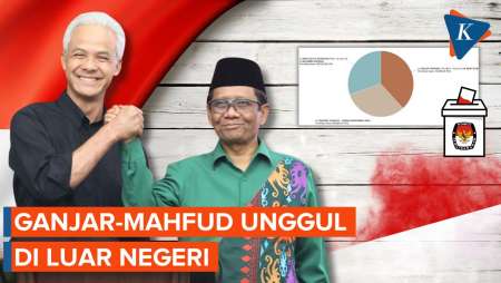 “Real Count” KPU Data 43 Persen: Ganjar-Mahfud Unggul di Luar Negeri