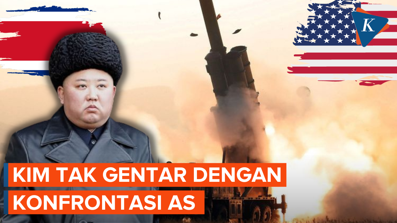 Tak Gentar, Kim Jong Un Siap Hadapi Konfrontasi Amerika Serikat