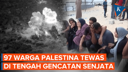 Israel Tewaskan 97 Warga Palestina Sejak Gencatan Senjata