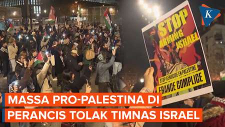 Setelah Kerusuhan di Belanda, Israel Ditolak Massa Pro-Palestina di Perancis