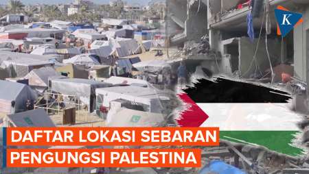 Lokasi Sebaran Pengungsi Palestina, di Mana yang Paling Banyak?