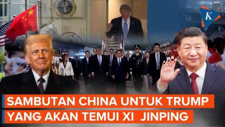 [FULL] Trump Tiba Di China Untuk Temui Xi Jinping, Begini Sambutannya!