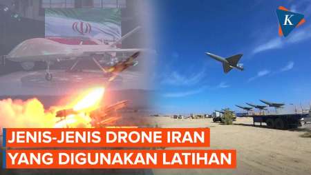 Jenis-jenis Drone yang Digunakan Iran dalam Latihan Skala Besar