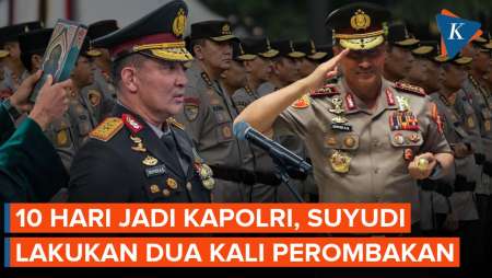 10 Hari Jadi Kapolri, Jenderal Suyudi Dua Kali Rombak Kepolisian