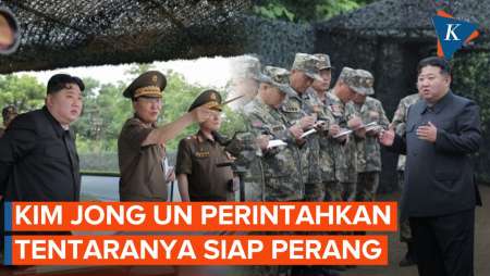Kim Jong Un Perintahkan Tentara Korut Siap Hadapi Perang Betulan