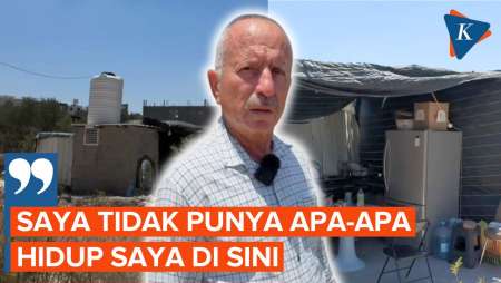 Kisah Pengungsi Palestina yang Hidup di dalam Bus Terbengkalai