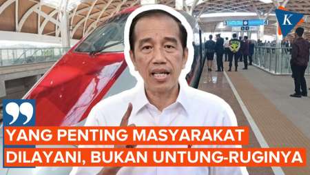 Jokowi Jawab Kritik Kereta Cepat Tidak Balik Modal Sampai Kiamat, Bukan Cari Untung atau Rugi