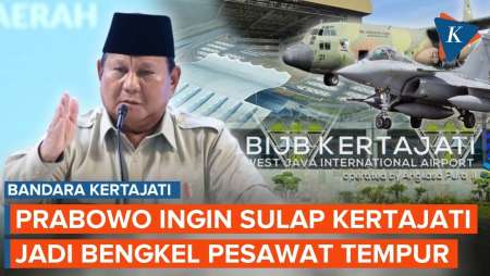 Bukan Cuma Hercules! Prabowo Ingin Bandara Kertajati Jadi Bengkel Pesawat Tempur