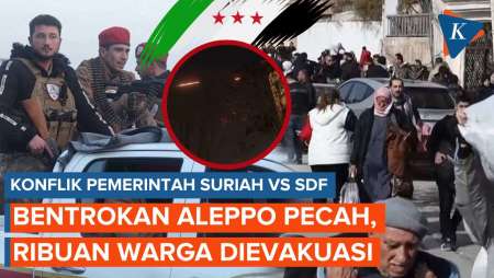 Bentrokan Pecah Di Aleppo Suriah, Lebih Dari 3.000 Orang Dievakuasi