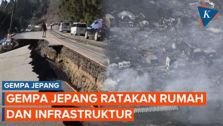 Gempa Jepang yang Mematikan, Hancurkan Rumah hingga Infrastruktur