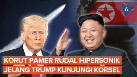 Korut Uji Coba Rudal Hipersonik Jelang Kunjungan Trump Ke Korsel