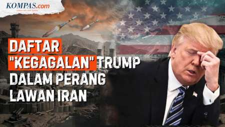 Rentetan "Kegagalan" Trump di Iran, Buru-buru Pergi Sebelum Rugi