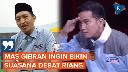 Gibran Celingak-celinguk ke Mahfud, TKN: Biar Suasana Debat Riang