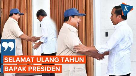 Momen Prabowo Temui Jokowi di Halim, Beri Ucapan Ulang Tahun Langsung
