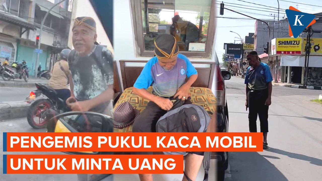 Viral, Video Pengemis di Indramayu Minta Uang Sambil Pukul Kaca Mobil