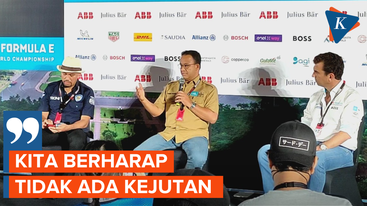 Anies Baswedan Berharap Formula E Jakarta 2022 Berjalan Sesuai Rencana