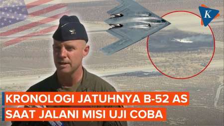Kronologi Jatuhnya Pesawat Bomber B-52 AS, Meledak Hebat Usai Lepas Landas