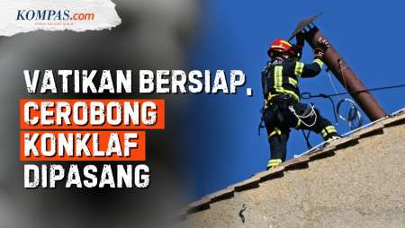 Penampakan Vatikan Jelang Pemilihan Paus Baru, Cerobong Konklaf Mulai Dipasang