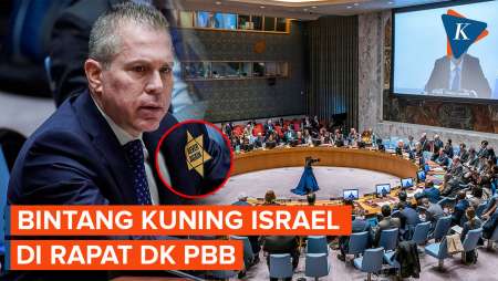 Dubes Israel Pakai Bintang Kuning di Rapat DK PBB, Apa Maksudnya?