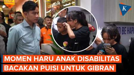 Momen Haru Wapres Gibran Dibacakan Puisi Berjudul “Cahaya di Dalam Hati