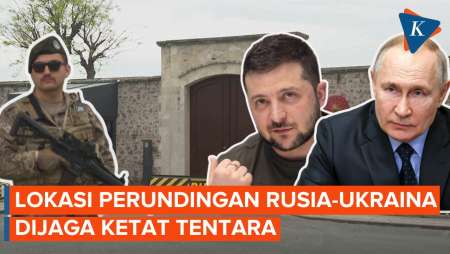 Penampakan Lokasi Tempat Perundingan Rusia dan Ukraina, Dijaga Ketat Tentara
