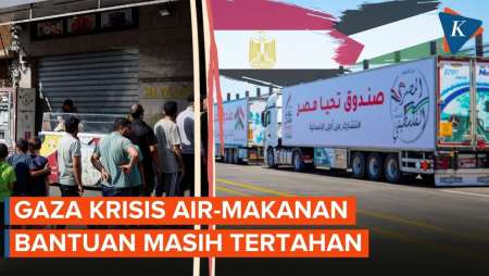 Bantuan Kemanusiaan Tersendat di Mesir, Warga Jalur Gaza Didera Krisis Air