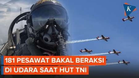 181 Pesawat Bakal Unjuk Kemampuan di Langit Saat HUT Ke-79 TNI