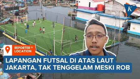 Intip Lapangan Apung Pertama di Jakarta, Tetap 