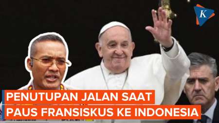 Polri Bakal Tutup Jalanan di Jakarta Saat Paus Fransiskus Berkunjung