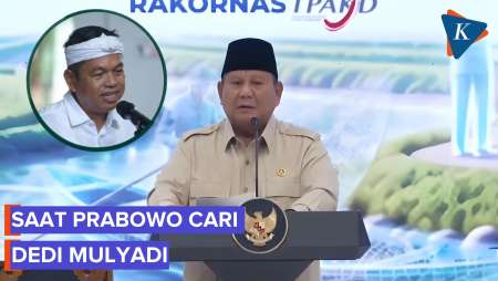 Momen Prabowo Cari KDM Dan Bercanda Soal Uang Dinas