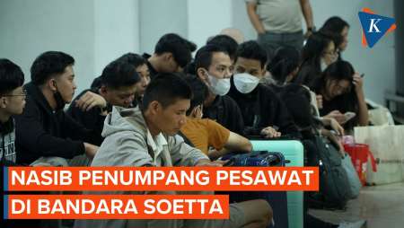 Situasi Soetta Ditutup Sementara, Penumpang Antre Reschedule dan Refund