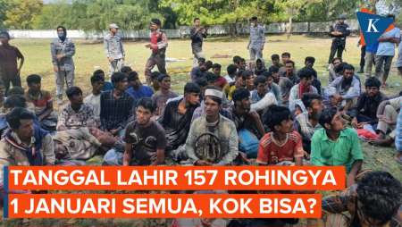 Tanggal Lahir 157 Pengungsi Rohingya 1 Januari Semua, Ini Penyebabnya