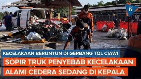 Sopir Truk Penyebab Kecelakaan Tol Ciawi Alami Cedera Kepala, Belum Bisa Diperiksa Polisi