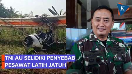 TNI AU Investigasi Penyebab Pesawat Latih Jatuh di Ciampea Bogor