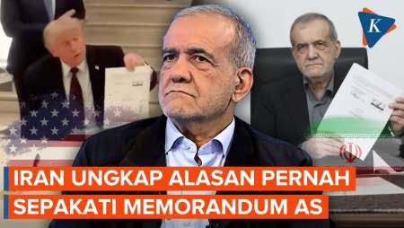 Alasan Iran Mau Sepakati Memorandum AS Pada Juni 2026