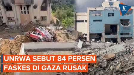 84 Persen Fasilitas Kesehatan Gaza Rusak Akibat Serangan Israel