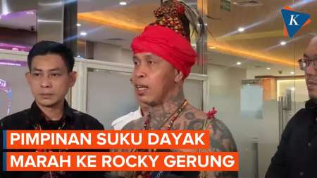 Pimpinan Suku Dayak Datangi Bareskrim, Berencana Laporkan Rocky Gerung