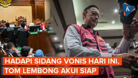 Hari ini Sidang Vonis, Tom Lembong Siap dengan Segala Skenario