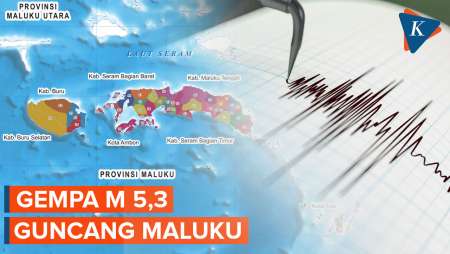 Gempa M 5,3 Guncang Maluku, Tidak Berpotensi Tsunami