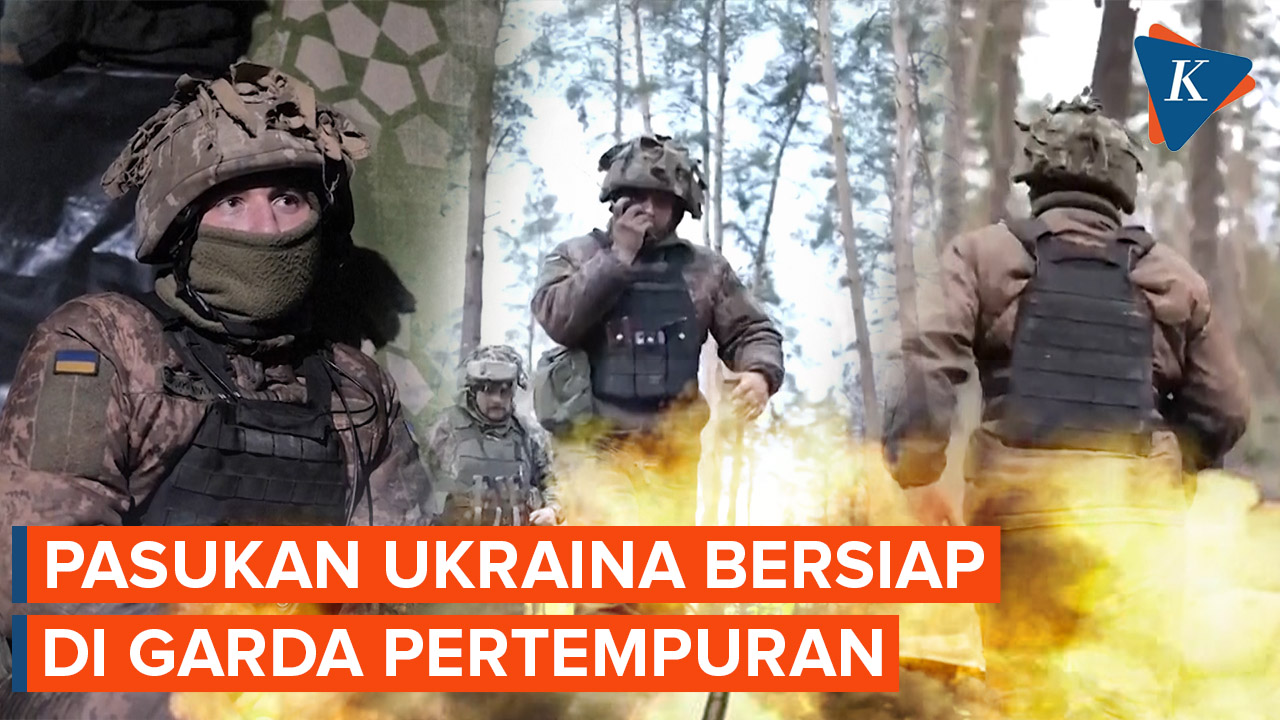 Pasukan Terjun Payung Ukraina Beroperasi di Garis Depan Pertempuran