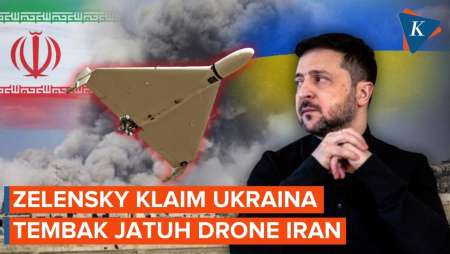 Zelensky Klaim Ukraina Sudah Jatuhkan Drone-drone Iran di Timur Tengah