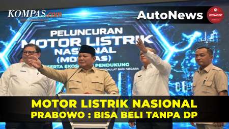 Prabowo Resmikan Motor Listrik Nasional, Bisa Beli Tanpa DP