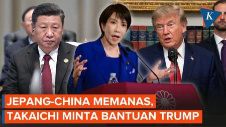 Jepang Tertekan China, Takaichi Harap Trump Turun Tangan