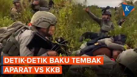 Detik-detik Satgas Damai Cartez Baku Tembak Lawan KKB Saat Evakuasi Pilot Smart Air