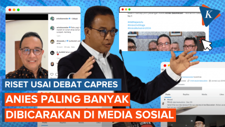 Usai Debat Capres, Riset I2 Ungkap Anies Paling Banyak Dibicarakan di Medsos