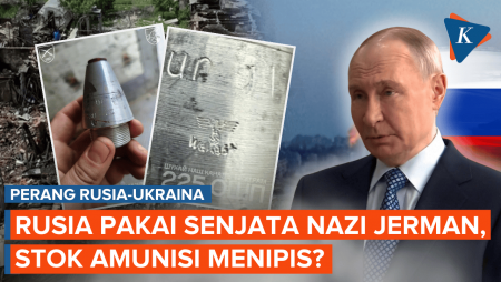 Rusia Ketahuan Gunakan Senjata Peninggalan Nazi Jerman, Stok Amunisi Diyakini Menipis